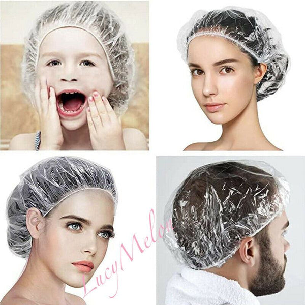 Disposable Shower Caps Hair Colour Cooking 46cm Makeup Facial care