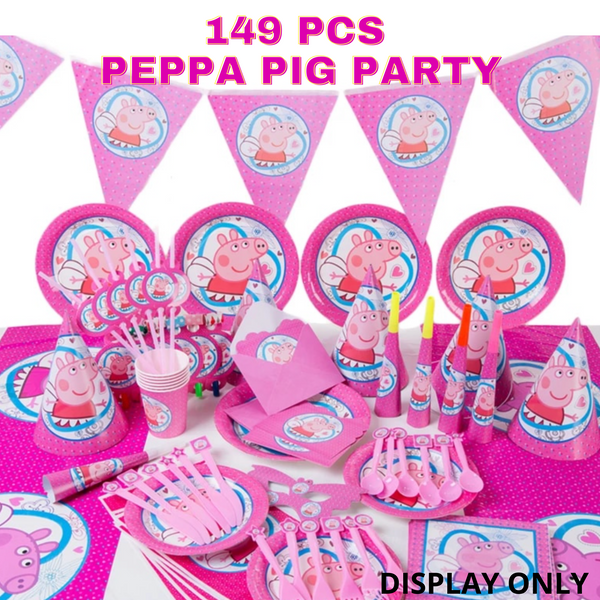 Peppa Pig Party Pack 149 Pc Tableware