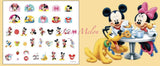Kids nail stickers Frozen Minnie Pony Peppa princess nail art girls kids Barbie