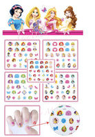 Kids nail stickers Frozen Minnie Pony Peppa princess nail art girls kids Barbie