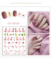 DIY Nail art stickers 3D decals manicure French tips removable instagram flower