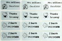 Personalised Name Labels