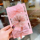 Baby Girl Headbands Handmade Xmas Baby shower kid newborn bow shoe set Turban