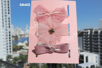 Baby Girl Headbands Handmade Xmas Baby shower kid newborn bow shoe set Turban
