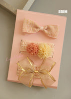 Baby Girl Headbands Handmade Xmas Baby shower kid newborn bow shoe set Turban