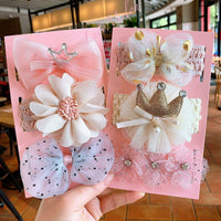 Baby Girl Headbands Handmade Xmas Baby shower kid newborn bow shoe set Turban