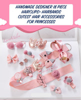 Girls clips hair bands present kids baby shower accessary Handmade designer xmas
