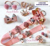 Girls clips hair bands present kids baby shower accessary Handmade designer xmas