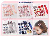 Girls clips hair bands present kids baby shower accessary Handmade designer xmas