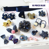 Girls clips hair bands present kids baby shower accessary Handmade designer xmas