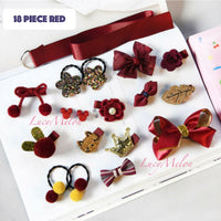 Girls clips hair bands present kids baby shower accessary Handmade designer xmas