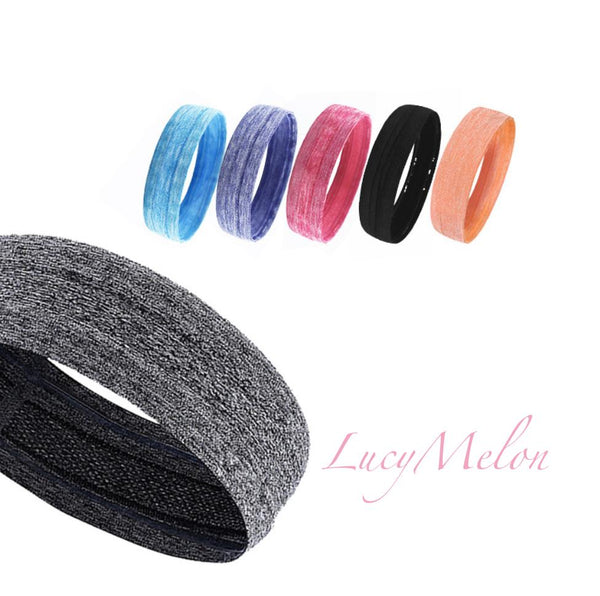 Sports Yoga Gym Stretch Cotton Headband Head Band hair band Women Men sweatband