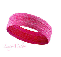 Sports Yoga Gym Stretch Cotton Headband Head Band hair band Women Men sweatband