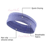 Sports Yoga Gym Stretch Cotton Headband Head Band hair band Women Men sweatband