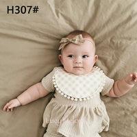 Baby girls bib Designer kids bib smock burp cloths feeding insta Baby shower