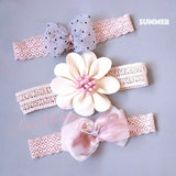 Baby headband bow turban hair bands kids girl hairbands shoe sets bulk newborn