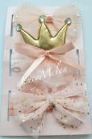 Baby headband bow turban hair bands kids girl hairbands shoe sets bulk newborn