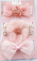 Baby headband bow turban hair bands kids girl hairbands shoe sets bulk newborn