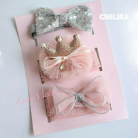 Baby headband bow turban hair bands kids girl hairbands shoe sets bulk newborn