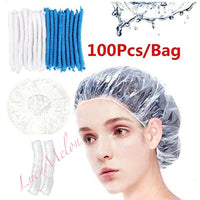 Disposable Shower Caps Hair Colour Cooking 46cm Makeup Facial care