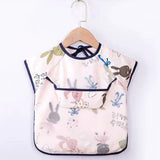 Baby Kid Bib Apron Smock Waterproof Short Long Sleeve Art Feeding Painting