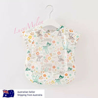 Baby Kid Bib Apron Smock Waterproof Short Long Sleeve Art Feeding Painting