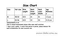 Girls Boys Sun bucket hat wide brim neck flap Beach legionnaires swim cap UVF50+