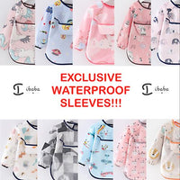 Baby Bib Feeding Smock Art Apron Painting Waterproof long sleeve