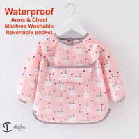 Baby Bib Feeding Smock Art Apron Painting Waterproof long sleeve
