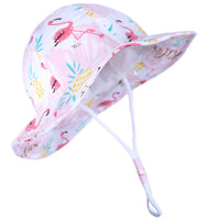 kids bucket hat children denim cotton beach outdoor girls boys sun protection
