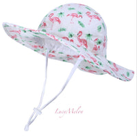 kids bucket hat children denim cotton beach outdoor girls boys sun protection