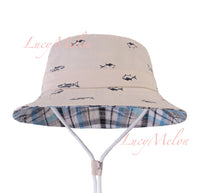 kids bucket hat children denim cotton beach outdoor girls boys sun protection