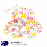kids bucket hat children denim cotton beach outdoor girls boys sun protection