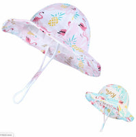 kids bucket hat children denim cotton beach outdoor girls boys sun protection