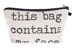 Makeup Bag Travel Cosmetic bag pouch wallet clutch toiletry bag pencil case sml