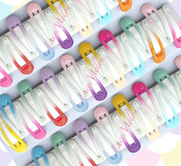 Glitter gel hair clips clip for girls