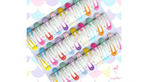 Glitter gel hair clips clip for girls