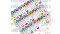 Glitter gel hair clips clip for girls