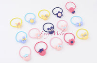 Girls hairbands clips toddler hair ties pigtails pink pony tail hairbands kids