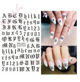 Nail Art Stickers Luxury decals manicure xmas christmas Butterfly diamante look