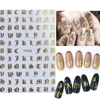 Nail Art Stickers Luxury decals manicure xmas christmas Butterfly diamante look