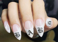 Nail Art Stickers Luxury decals manicure xmas christmas Butterfly diamante look