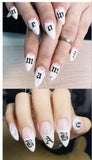 Nail Art Stickers Luxury decals manicure xmas christmas Butterfly diamante look