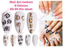 Nail Art Stickers Luxury decals manicure xmas christmas Butterfly diamante look