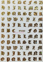 Nail Art Stickers Luxury decals manicure xmas christmas Butterfly diamante look