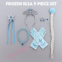 Frozen Elsa Women Girl Kids Crystal Snow Flake Anna Costume Hair clip hair band