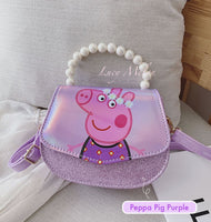 Girls Elsa & Peppa Pig handbag crossbody shoulder bag