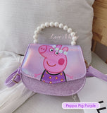 Girls Elsa & Peppa Pig handbag crossbody shoulder bag