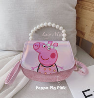 Girls Elsa & Peppa Pig handbag crossbody shoulder bag