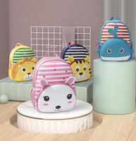 Kids backpack school bags toddler cartoon animal tiger girls boys owl whale